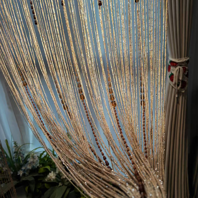 Manufacturers Wholesale Acrylic Wedding Bead Curtain 1*2m Home Decoration Gourd Shape Beads Beaded Door Curtain Curtain