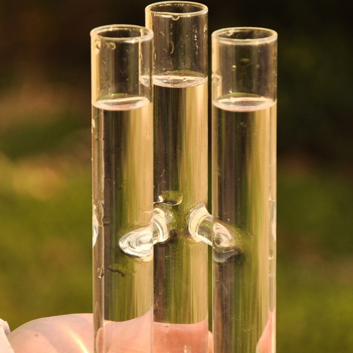 Jarrón de vidrio transparente simple mxmade Jacinto florero a rayas flor hidropónica Ware hogar aromaterapia botella adornos