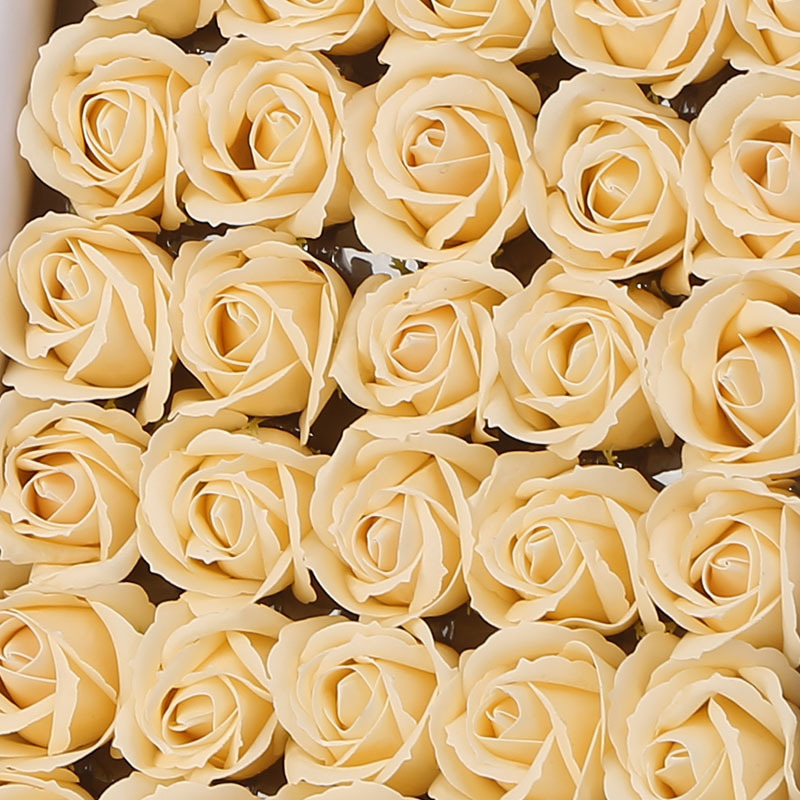 Suministros del fabricante al por mayor 520 Día de San Valentín chino jabón grueso de tres capas flor de agua jabón DIY cabeza de rosa