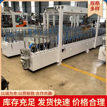 pur热熔胶门边木线条四面包边机 木饰面板护墙板在线包覆机