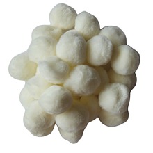 焦油厂污水过滤用海绵球滤料  游泳池水过滤净化用改性纤维球滤料