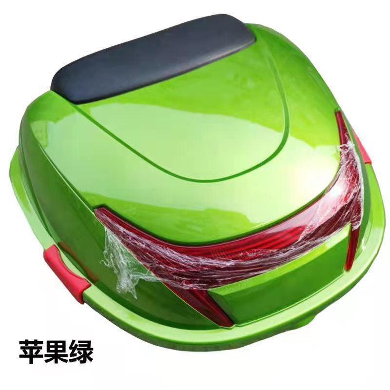 电动车后备箱摩托车尾箱大号加厚通用电瓶车防抖踏板储物箱工具箱|undefined