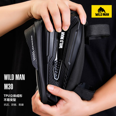 WILD MAN Hard Shell Mountain Bike Front Bar Bag with Tube Phone Touch Screen Front Saddle Bag Cycling Gear Bag