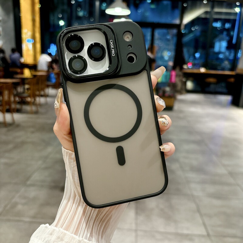 适用iPhone17promax磁吸镜头支架手机壳苹果16散热镜头膜PC保护套|undefined