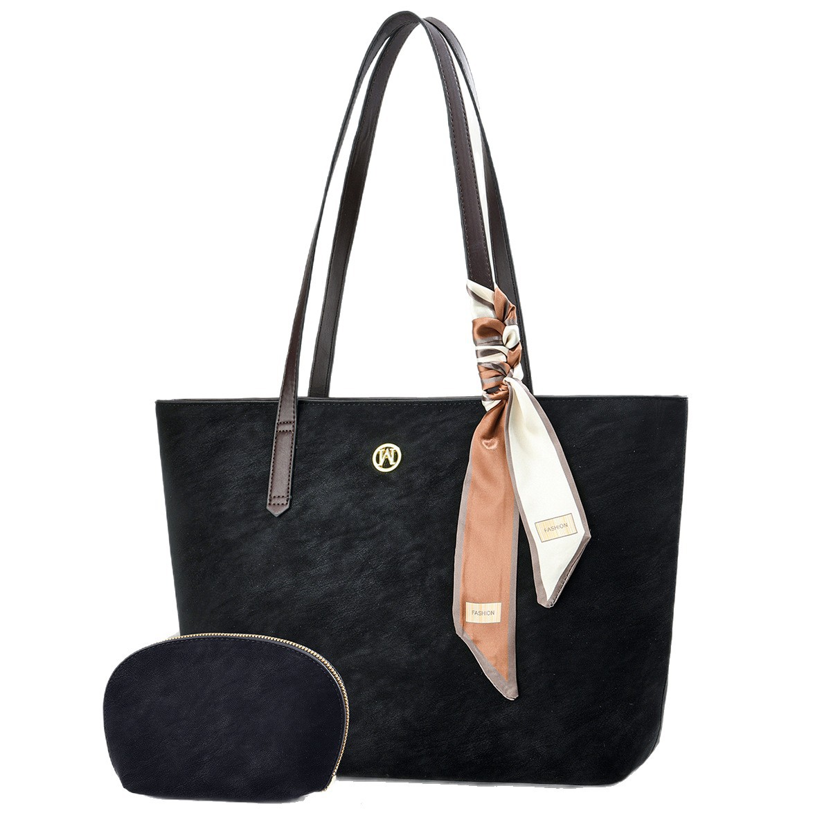 Dos piezas de paquete de bolsos de gran capacidad de invierno nuevo bolso de mano de moda de hombro mochila Totebags