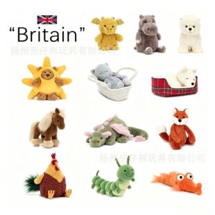 jellycat��żϵ�кϼ�ë�q��ż�����_��Ĩ�������᲼�������նY��