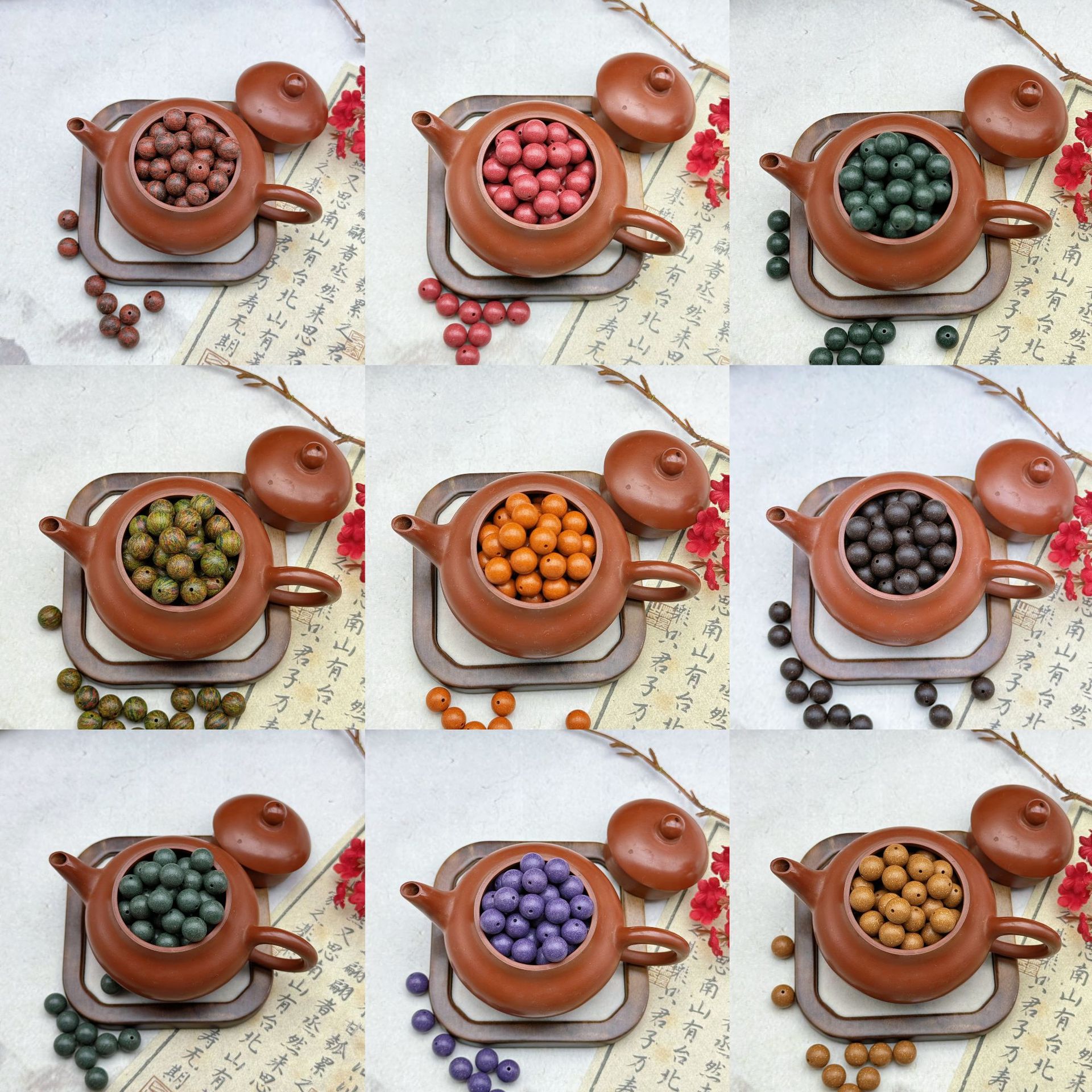 A Variety of Fragrant Beads, Loose Beads, Herbal Scents, DIY Bead Accessories, Accessories, Buddhist Beads with Long-Lasting Fragrance, Wholesale Direct Supply from the Manufacturer