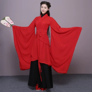 礼仪之邦同款演出服 汉服礼仪之邦舞鞋可选配绣花腰带和黑色中衣