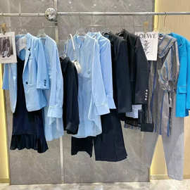 25秋款唯媚职业优雅干练风连衣裙上衣风衣外套裤裙十三行尾单批发