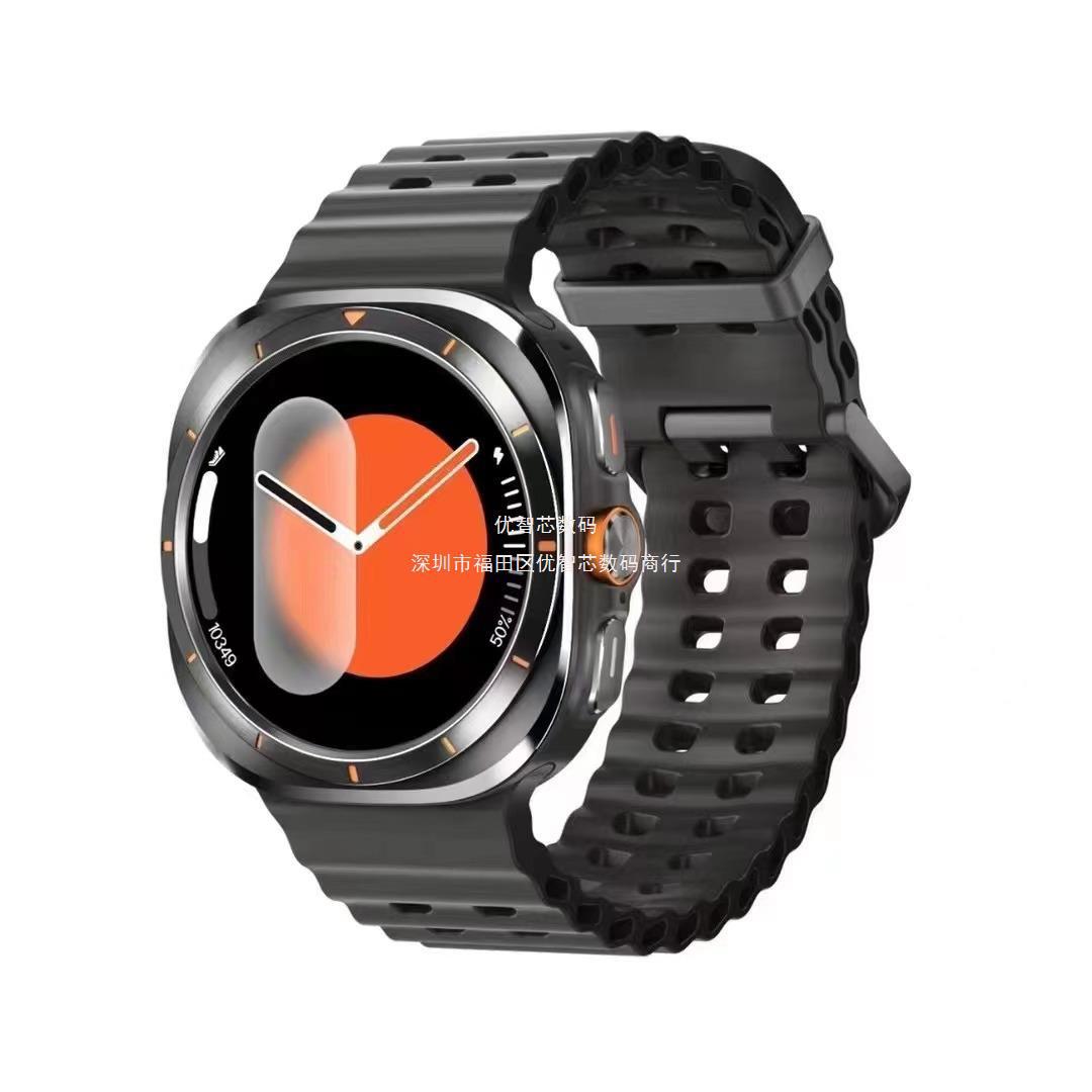 Nuevo reloj inteligente transfronterizo HD W7 ultra Bluetooth llamada al aire libre prueba de salud de oxígeno y presión arterial