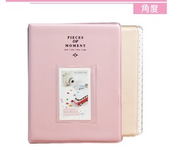 Candy Color Sweet Treat Time Standard 3-inch Instant Camera Album with 128 Pages of Large Capacity Insert Page Photo Storage Notebook