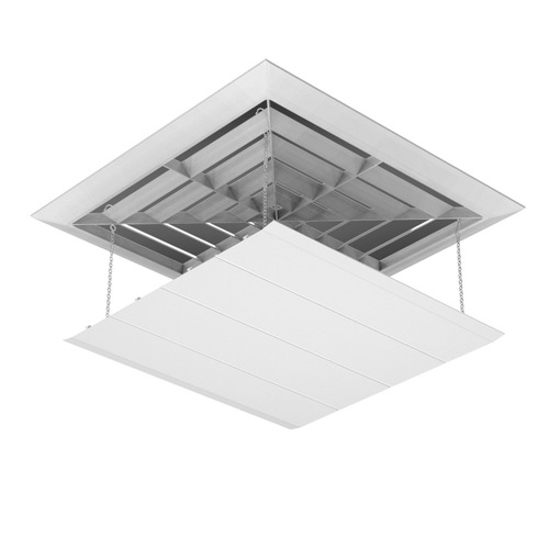Central air conditioning air outlet baffle, office air duct ceiling unit square air outlet anti-straight breeze deflector grille baffle