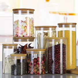 玻璃杯;茶叶罐;茶壶