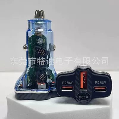 c speed, Mobil şarj cihazları - blue-transparent-bare