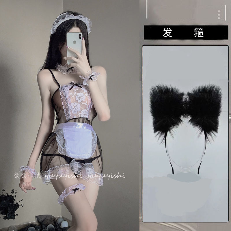 메이드 복장 + 머리띠