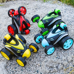 [Cross-border] Electric remote control dump truck stunt car toy rollover stunt double-sided car electric children's stall