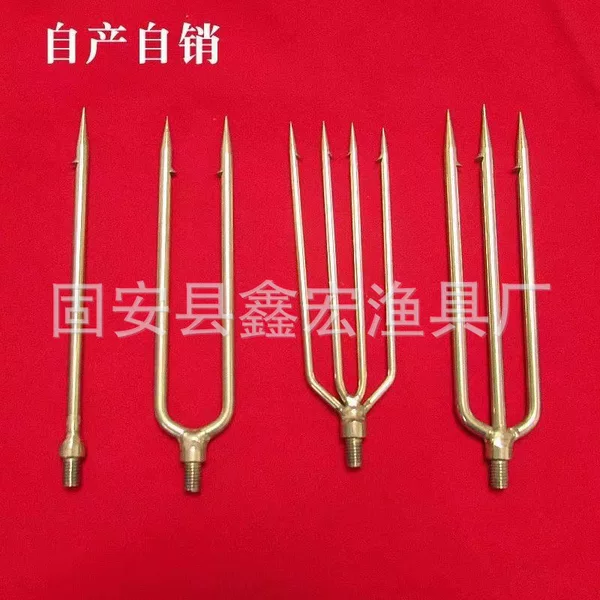 Harpoon stainless steel barbed small harpoon Loach eel fork fishing accessories stainless steel four-tooth small harpoon