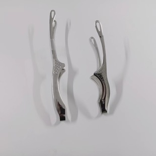 201 Non-magnetic Stainless Steel Pointed Barbecue Holder Fruit Cake Grilled Steak Grilled Japanese Food Holder