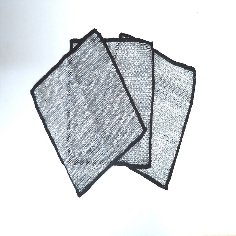 Wire universal cleaning towel mesh cleaning cloth microwave oven gas stove dishwashing sink faucet tea scale