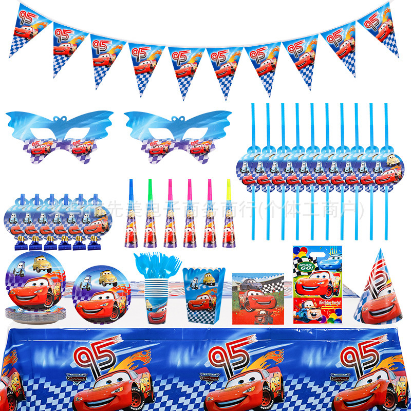 Cars Mcqueen Party Supplies Cars Car Birthday Party Decoration Paper Plate Paper Cup Disposable Tableware Cars Mcqueen Party Supplies Cars Car Birthday Party Decoration Paper Plate Paper Cup Disposable Tableware