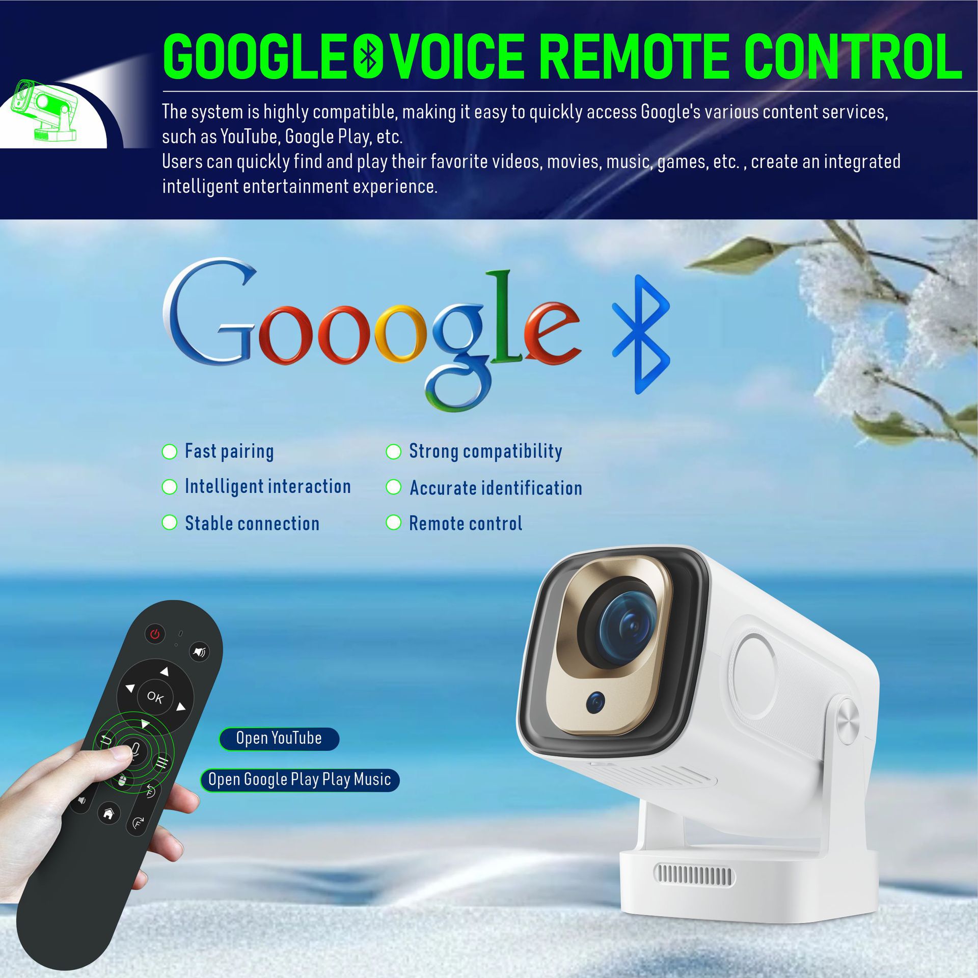 HY260 PRO projector H713 Android 11 projector automatic focus HD Bluetooth mini home projector
