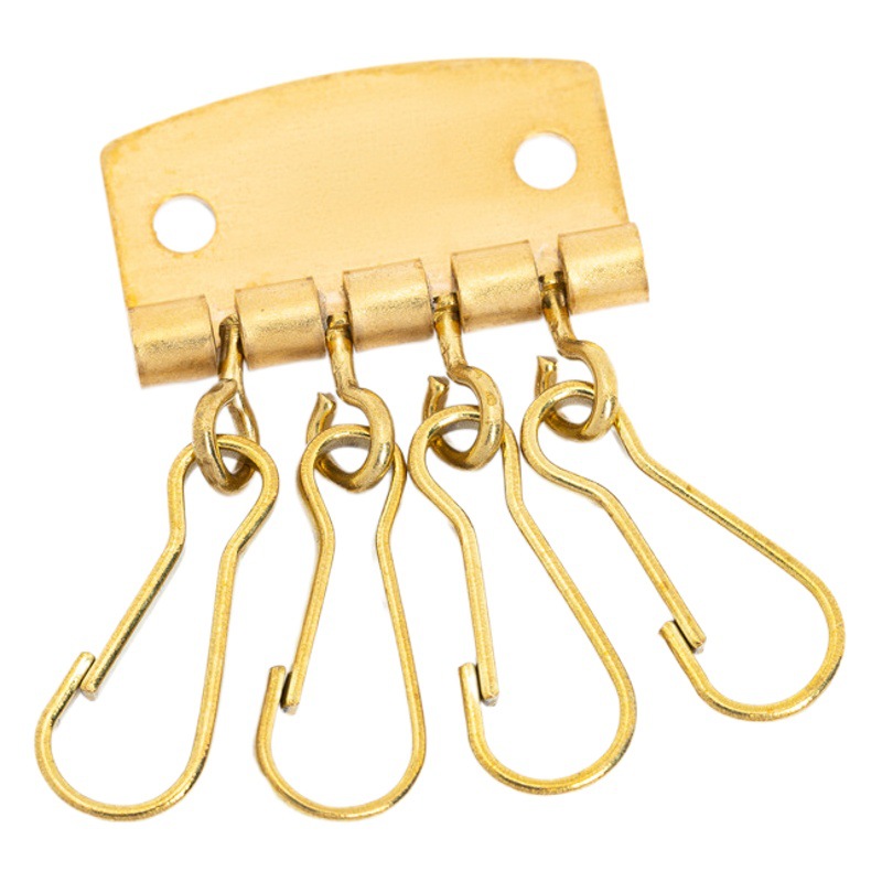 団鑫純銅の鍵列手作りdiy部品黄銅六人の鍵列は柳の釘を送って卸売りを歓迎する