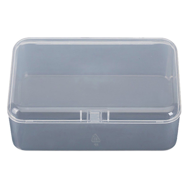 Rectangular PP caja de plástico caja pequeña caja de plástico transparente caja de almacenamiento de piezas caja de elemento con tapa R674