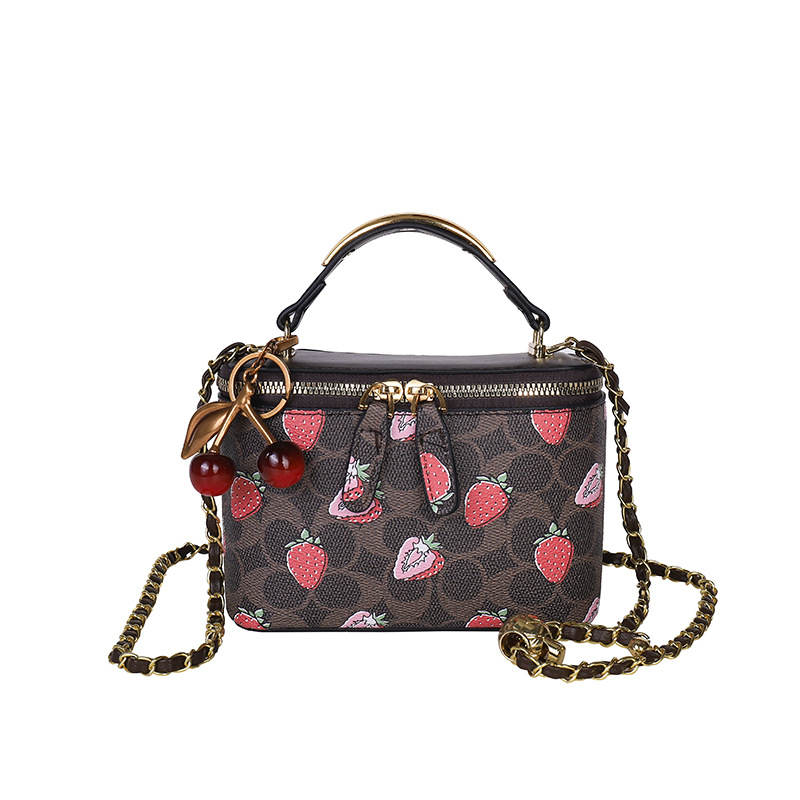 Nuevo comercio exterior transfronterizo de alta sensación de impresión caja de mano bolsos pequeños bolsos de moda lujosa bolsa de mochila exterior