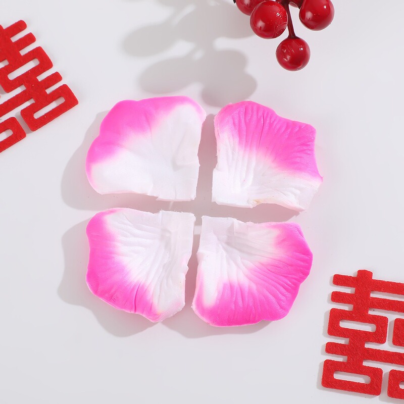 中国の創造的な模擬花びらお祝いバラの花びらウェディング用品アクセサリーバラの花びら結婚式の部屋の装飾|undefined