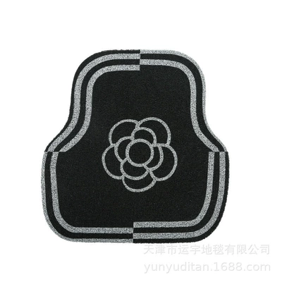 Universal Foot Pad: mats, designed to protect the interior - misaligned-camellia-rear-1-piece