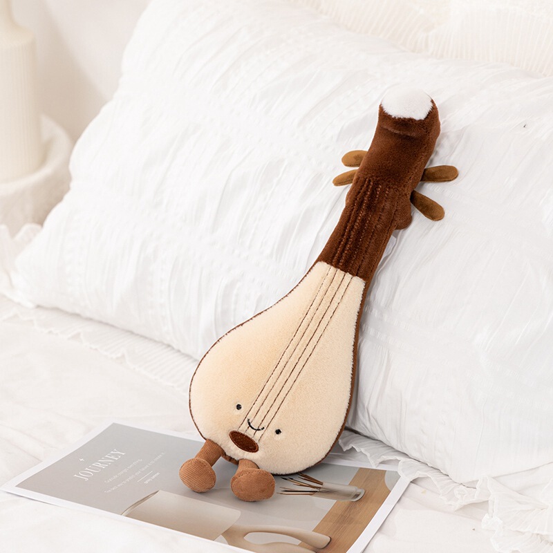 クリエイティブバイオリンピパ人形ぬいぐるみギター音符音叉楽器人形音楽クリエイティブ製品枕|undefined