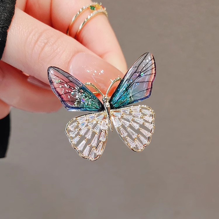 Exquisite Butterfly Brooch For Women Elegant Suit Accessory_voghion.com