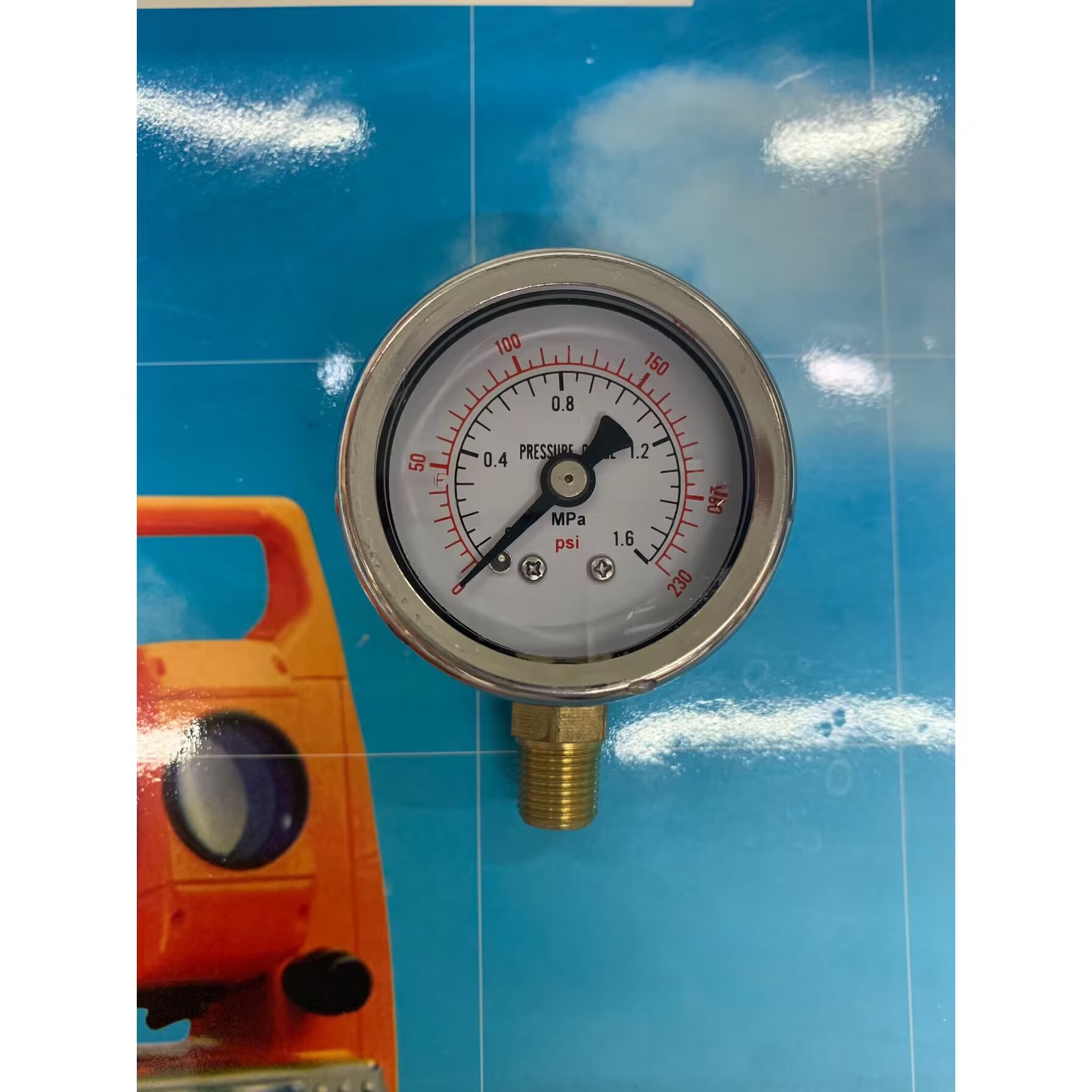 表盘40MM 耐震压力表 YN40 1.6 2.5 25 MPA  1/8牙 油压表