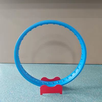 Motorcycle blue powder-coated steel rims with matte spokes, off-road modified rims, available in multiple sizes, wholesale for foreign trade (Motorcycle wheel hub)