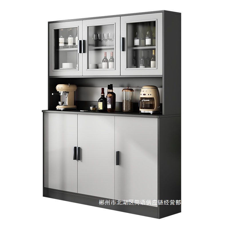Fábrica de venta directa gabinete de comedor sala de estar contra la pared suelo moderno gabinete de vinos estante de vinos doméstico simple almacenamiento multicapa gabinete de exhibición
