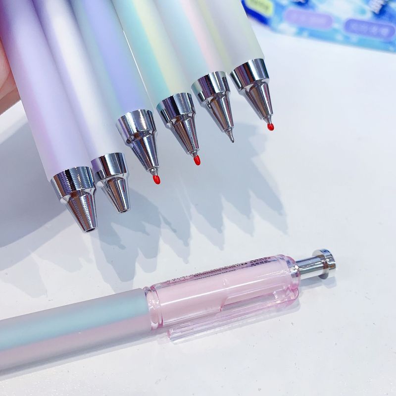 禾硕新款5度液态硅胶中性笔0.5mm针管笔芯学生党考试书写顺滑办公|undefined