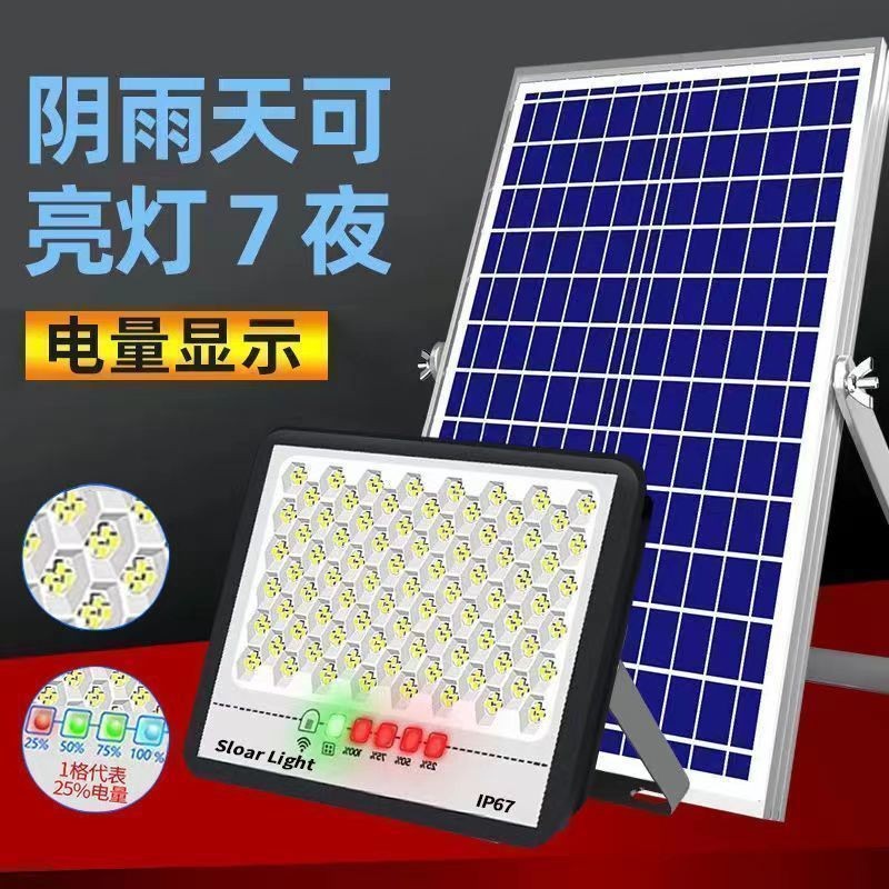 2026 New Smart Solar Lighting - Automatically Turns On at Dusk - Indoor and Outdoor Solar Floodlight for Courtyards
