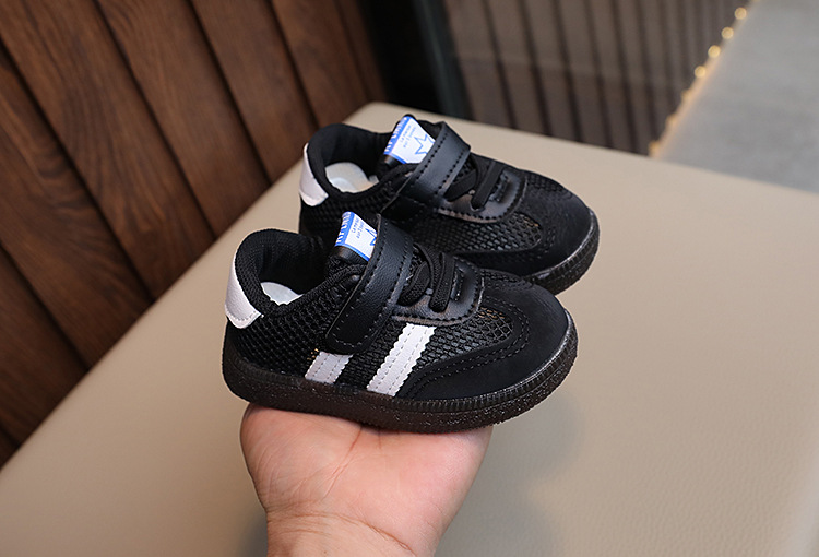 Atmungsaktive Kindersneaker Mit Klettverschluss Und Meshsohle_voghion.com