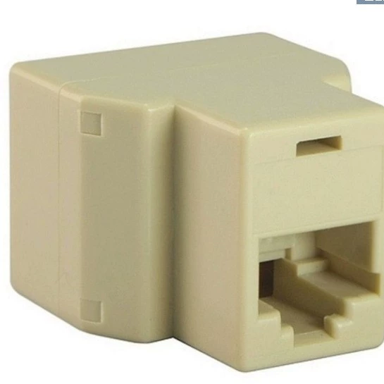 RJ45 CAT5/6 порт Ethernet кабеля 1 в 2 переходник-коннектор для ПК