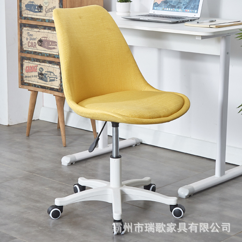 Silla giratoria de Tulip, silla giratoria de oficina, silla de ocio, silla de oficina acrílica transparente de elevación