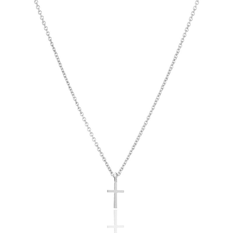 Einfacher Stil Kreuzen Legierung Überzug Vergoldet Unisex Halskette Mit Anhänger display picture 3