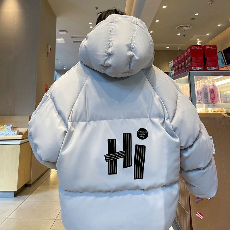 라이트 그레이 코튼 코트【HI】