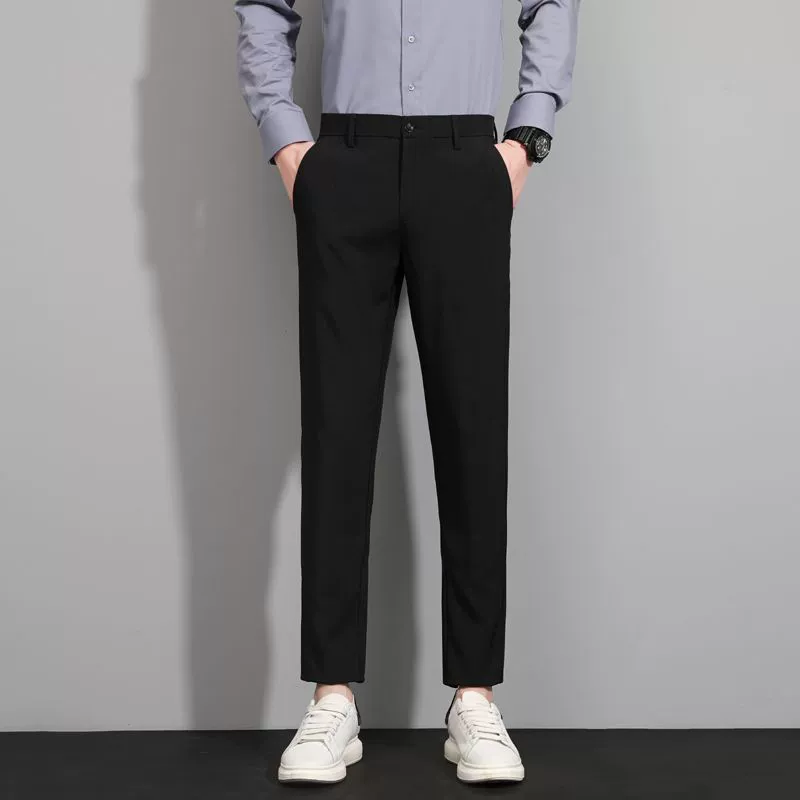 Trousers, autumn classic suit jacket, high-quality style, loose straight fit