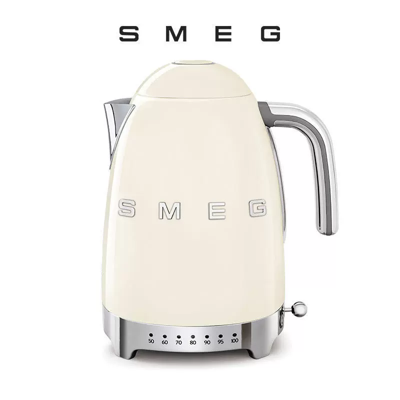 Электрический чайник SMEG KLF04, ёмкость 1,7 л, 7 уровней температуры, термоизоляция