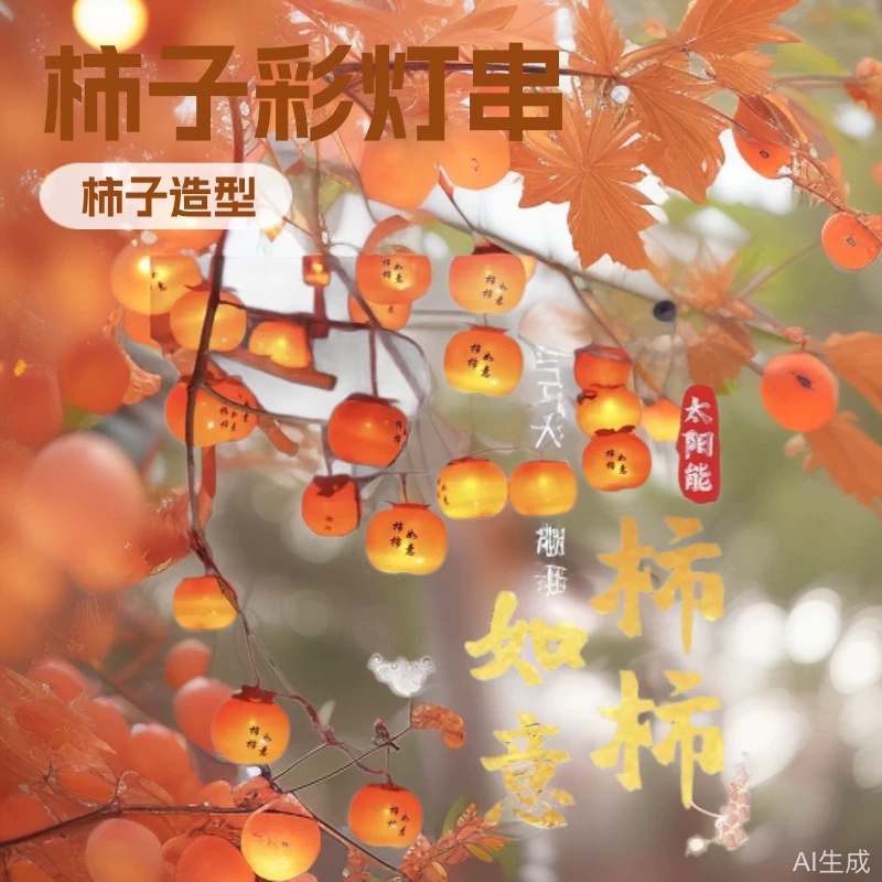 LED装饰灯彩灯太阳能灯串户外庭院装饰灯挂树上