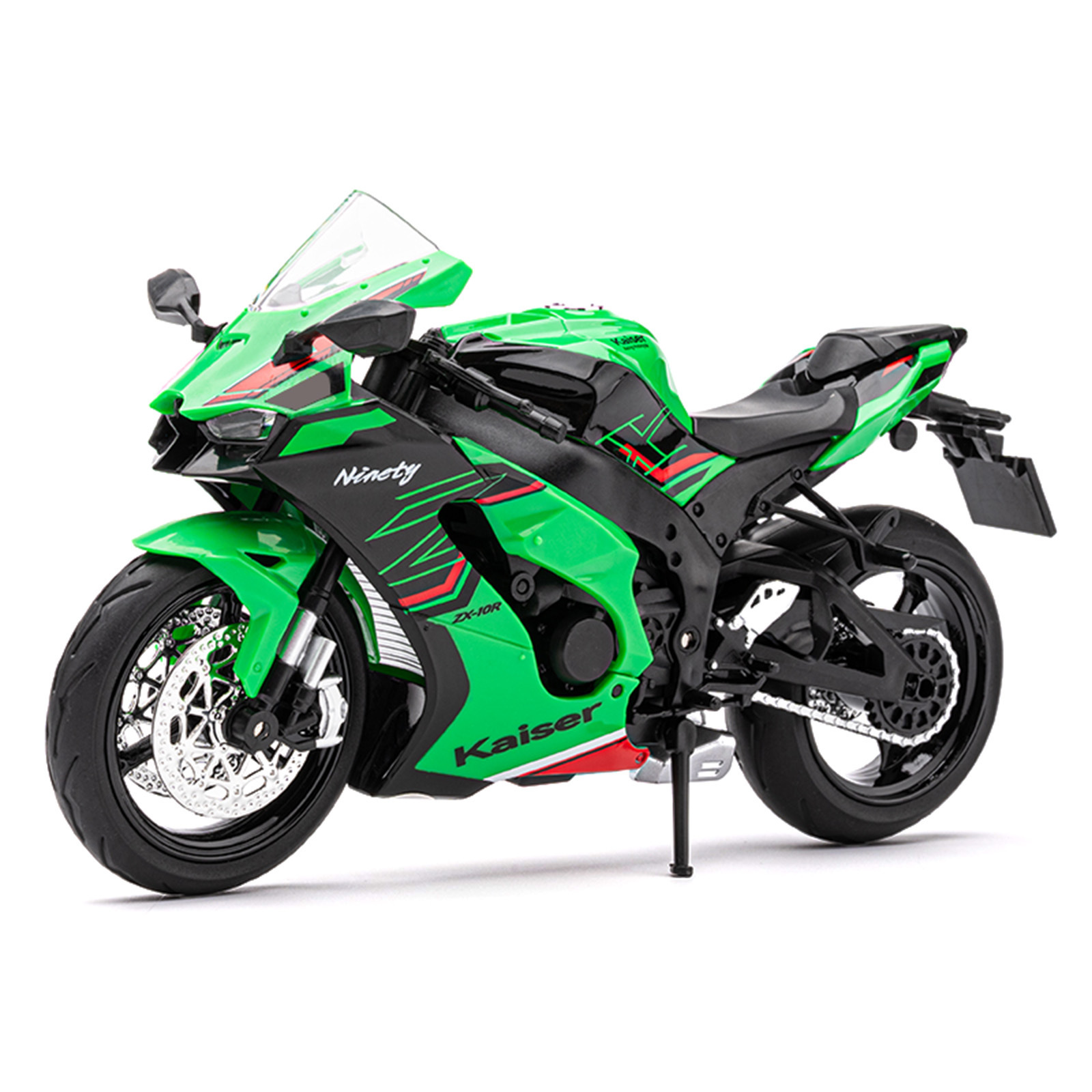 Modelo de Motocicleta ZX-10R 1:12 de Aleación con Luz para Colección