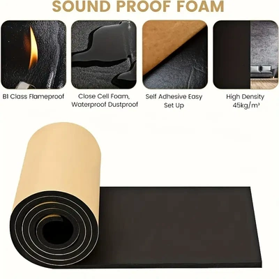 Manbuer Car Silencer Pad Sound Car sound-absorbing cotton