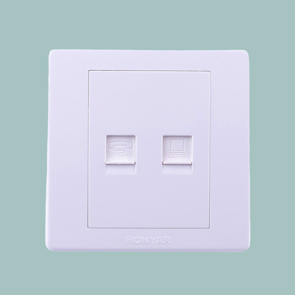 Conector de conmutación de aluminio de aluminio MEE X3 serie 86 tipo cinco agujeros dos o tres conector panel de conector escondido