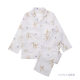 Pajamas Women's Summer Short-sleeved Cotton Home Clothes Women's Cotton Double-layer Gauze Spring and Autumn Summer Home Clothes Pajamas