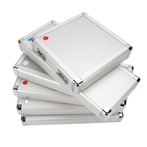 Factory direct supply extra large aluminum alloy ink pad palm footprint stationery fast-drying quick-drying ink oil can be shipped individually